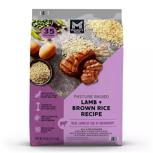 Member's Mark Lamb & Brown Rice Dog Food - Purrfect Pet Kingdom