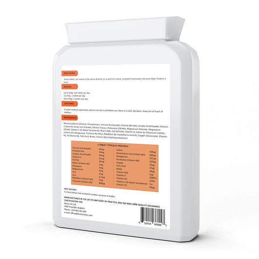 Dog Vitamins-Bestia Dog Sport VitaMAX Multi-Vitamin Support