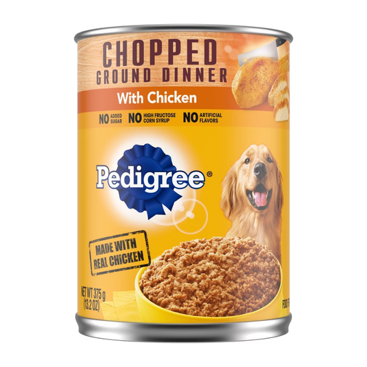 Pedigree Chopped Ground Dinner with Chicken Wet Dog Food (13.2oz) - Pedigree Dog Food - Farmacias Savia - Default Title - 23100010755
