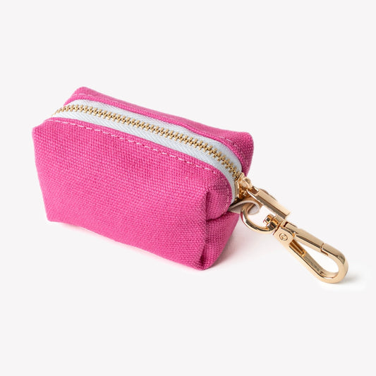 Dog Waste Management Magenta Poop Bag Holder Premium Pet - detail view