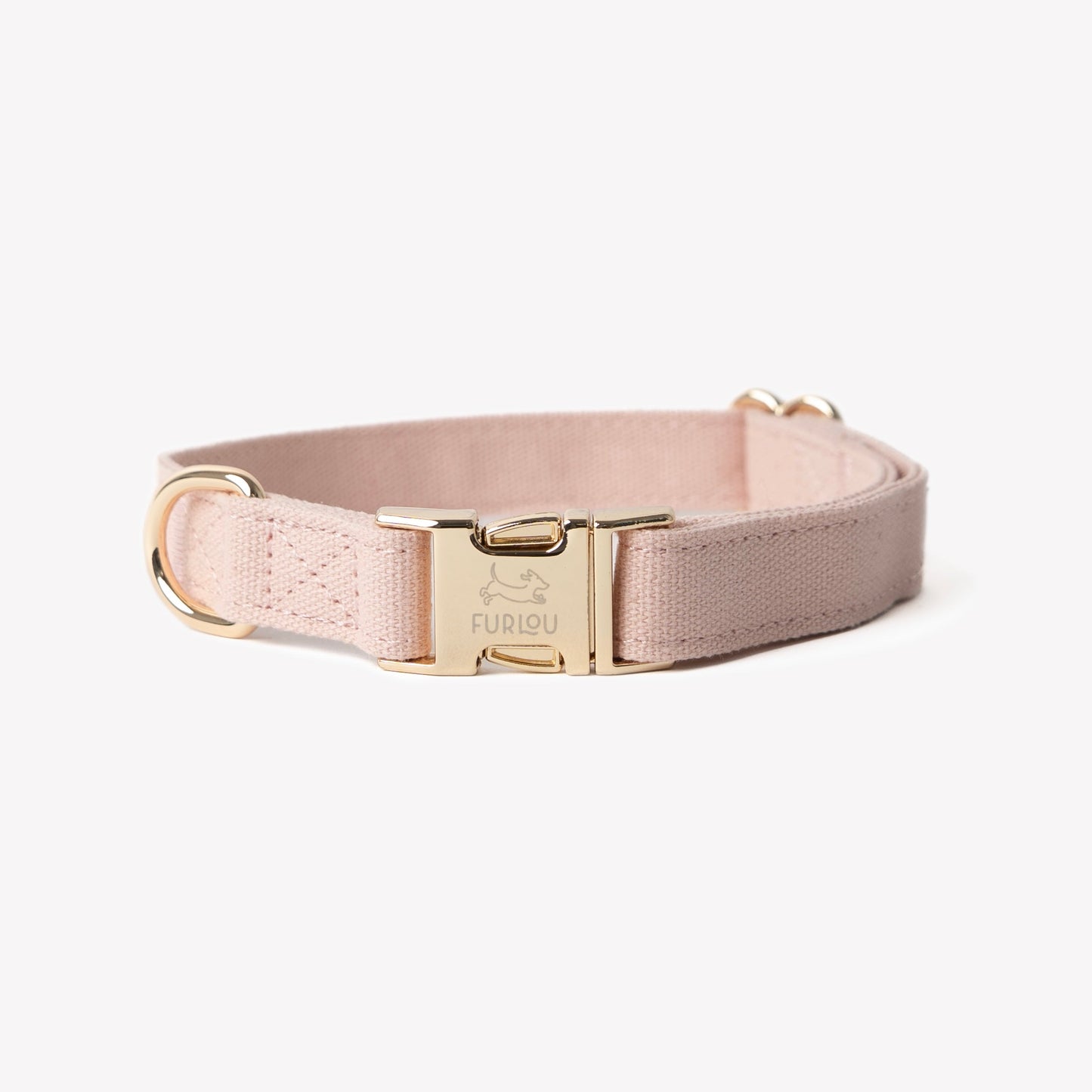 'Powder Rose' - Canvas Dog Collar - Purrfect Pet Kingdom