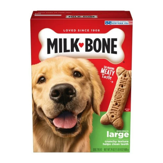 Milk - Bone Original Dog Biscuits Large Crunchy Dog Treats (24oz) - Milk Bone Dog Biscuits - Farmacias Savia - Default Title - 79100514113