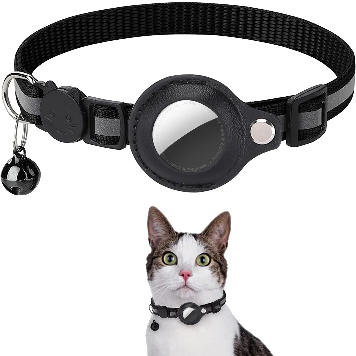 Cat AirTag Holder Collar - Premium Smart Safety System 📍