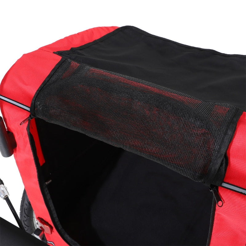 Pet Dog Bicycle Trailer Jogger with Suspension