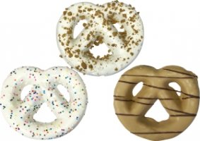 Close up view of Purrfect Pet Kingdom Durable Pretzel For Dogs