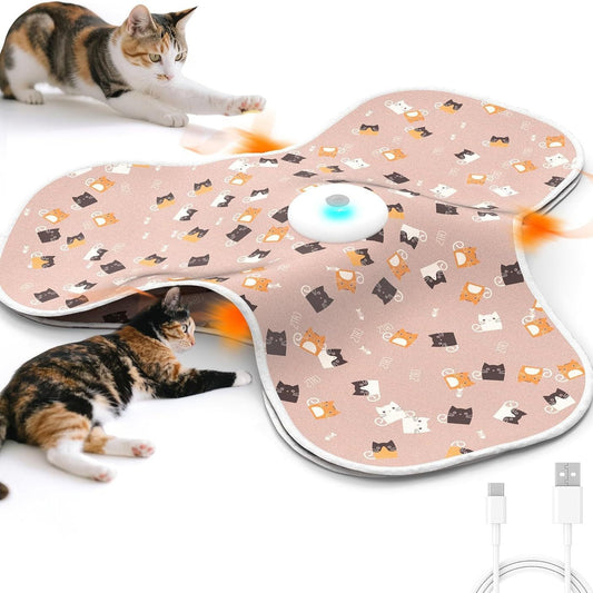 Purrfect Pet Kingdom Cat Toy Hunting Cover Pet Play Cover Self-Entertainment Bore (Yellow, Russian Manual Version) - Premium Cat Toys