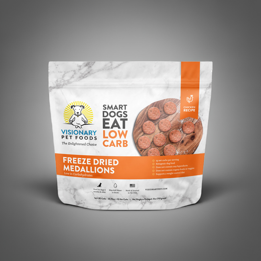 Freeze Dried Food| - Chicken Recipe | 25oz Bag - Dog Food - Visionary Pet Foods