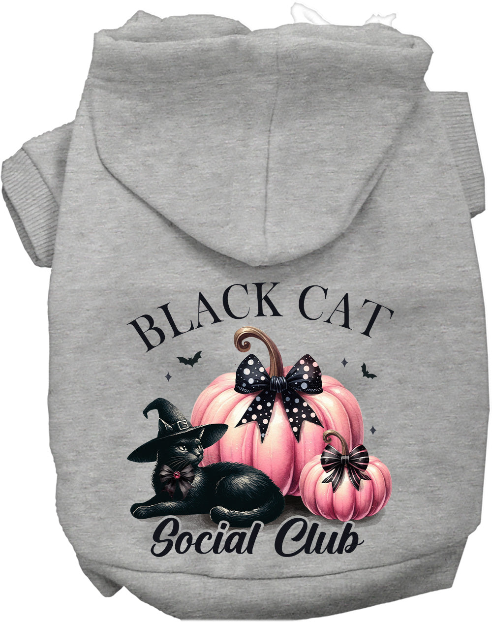 Dog Hoodie Cat Social Club Halloween for Festive Style Pet