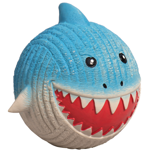 Finn the Shark Ruff-Tex® Latex Ball Dog Toy, Large