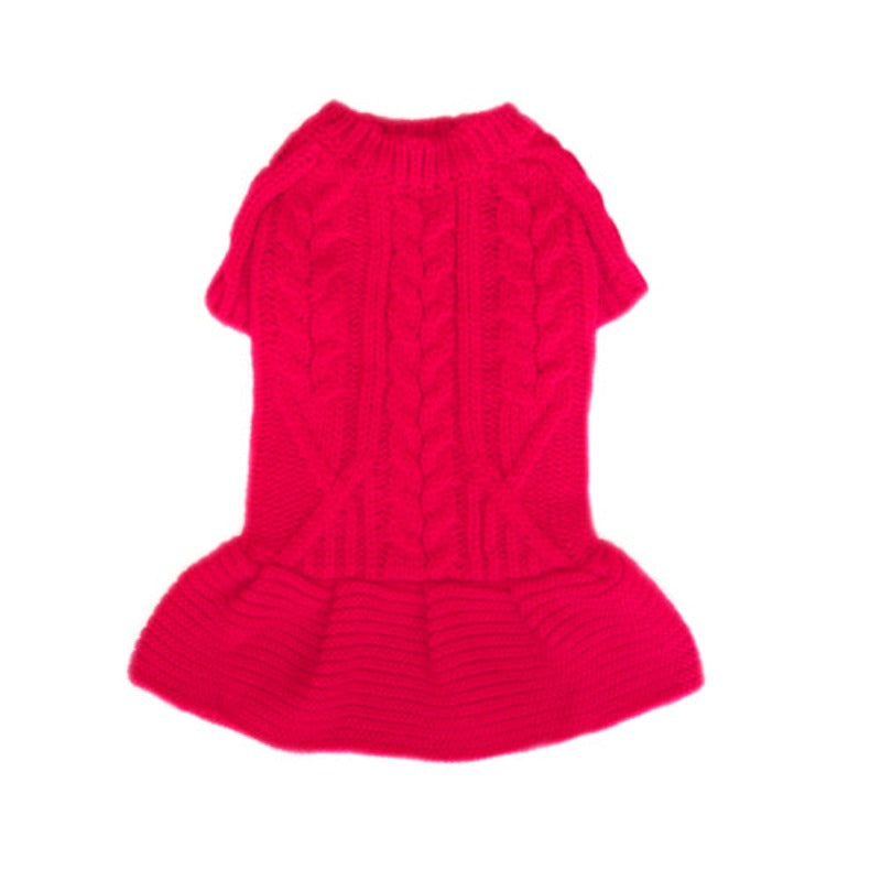 Georgia Pet Sweater - Red