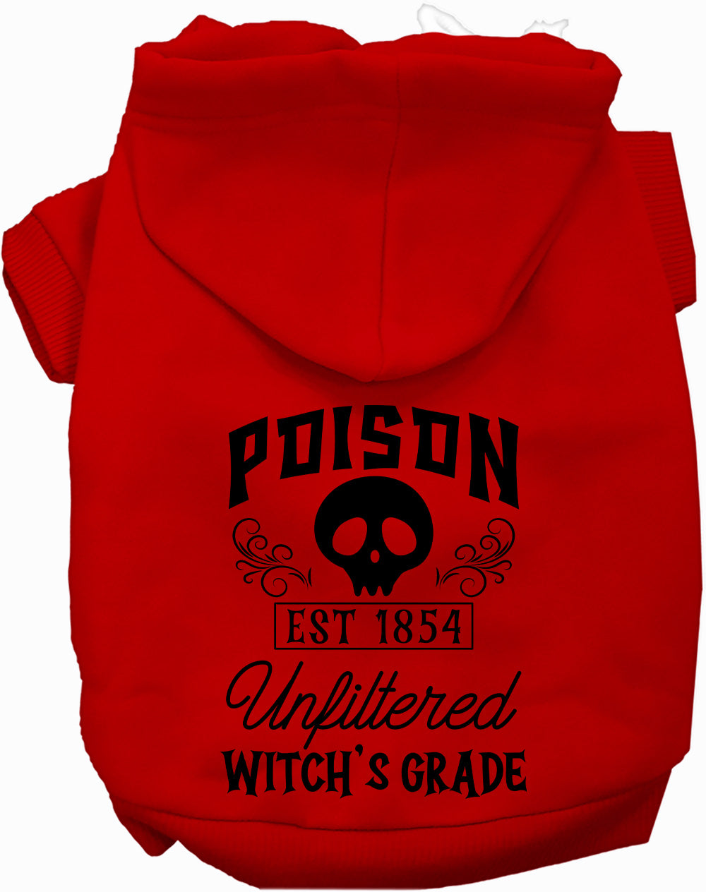 Dog Hoodie Poison Bottle Costume for Festive Halloween Pet