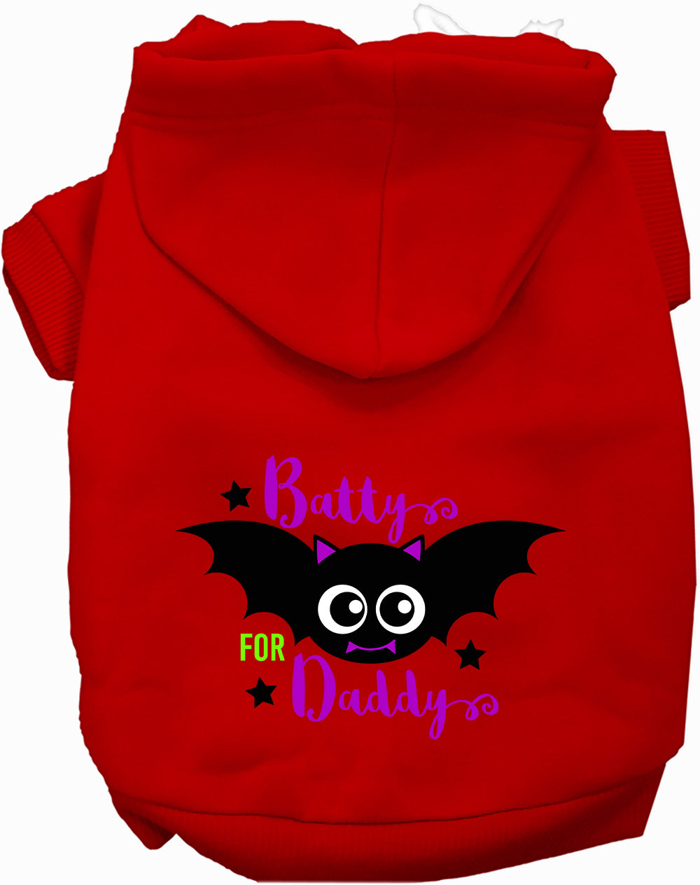 Dog Hoodie Batty for Daddy for Festive Halloween Pet Style
