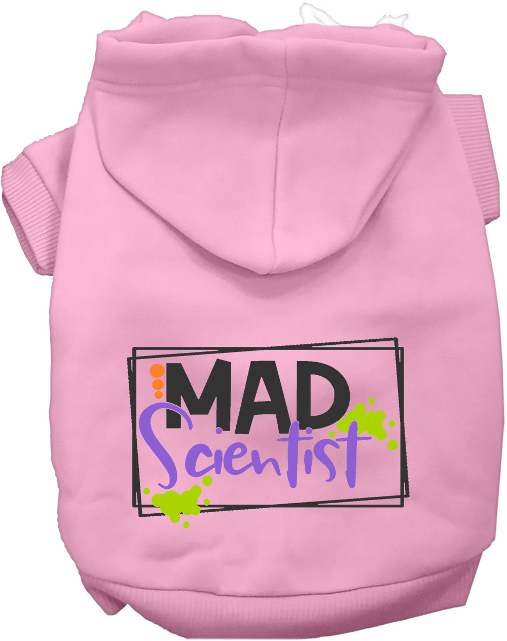 Dog Hoodie Mad Scientist Pet Costume for Festive Halloween
