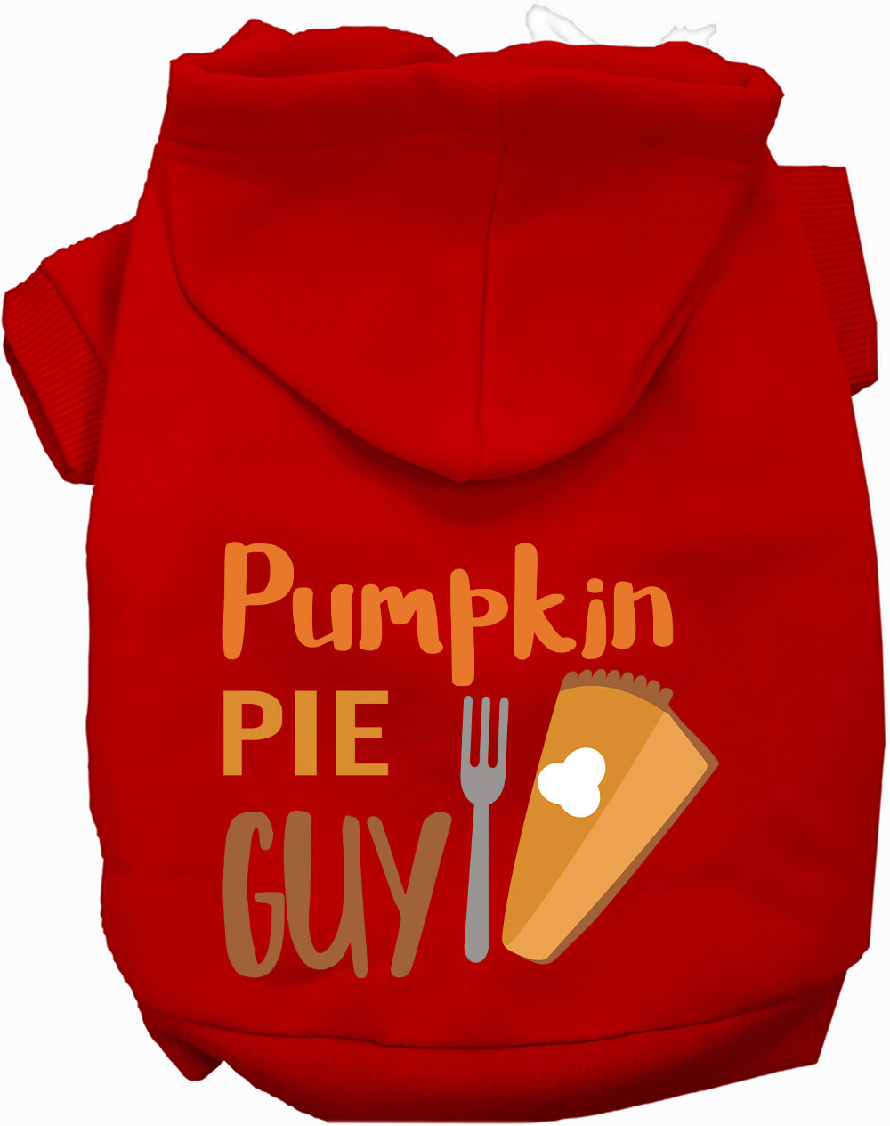 Dog Hoodie Pumpkin Pie Guy for Festive Halloween Pet Style