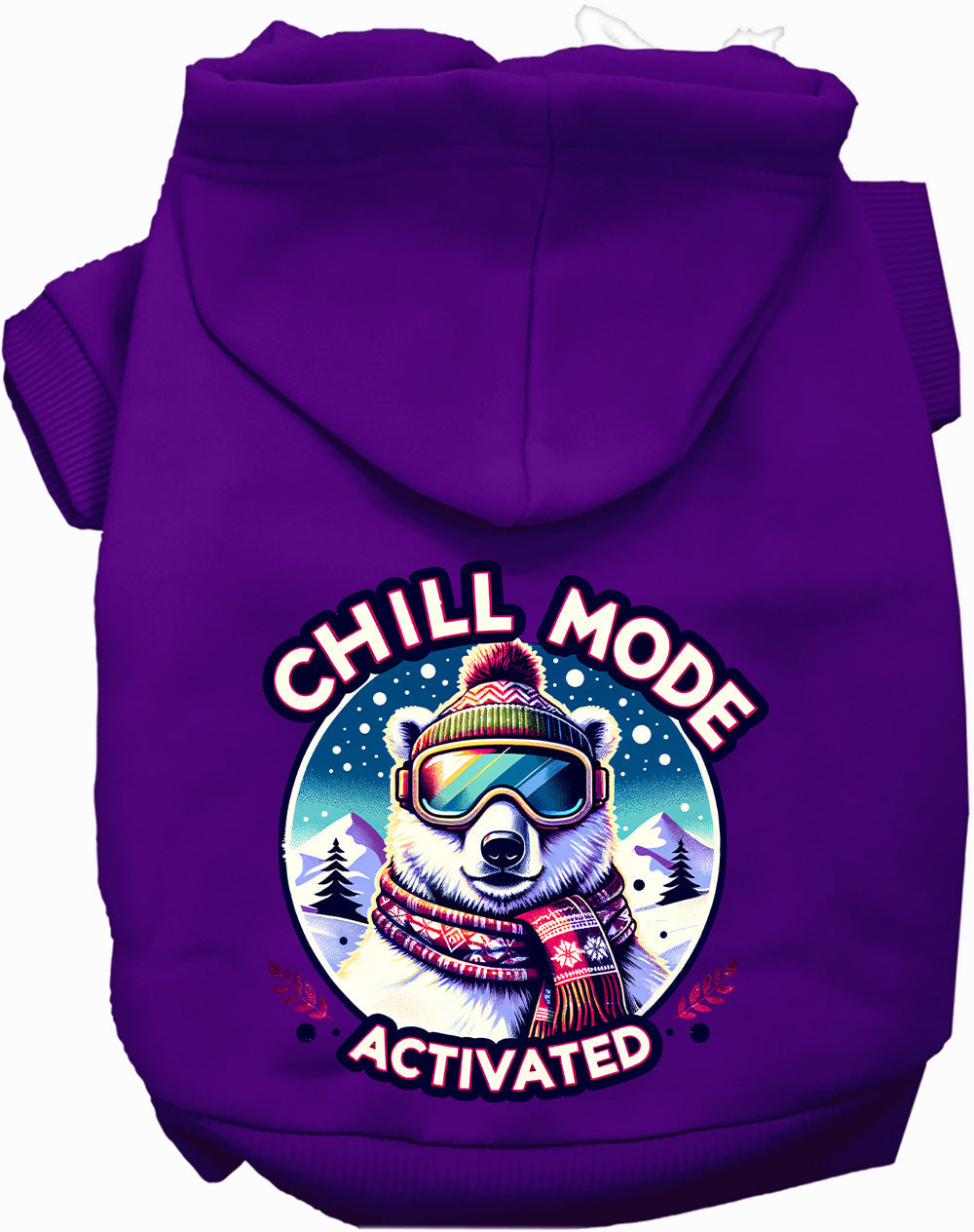 Dog Hoodie Chill Mode Activated Winter for Everyday Pet
