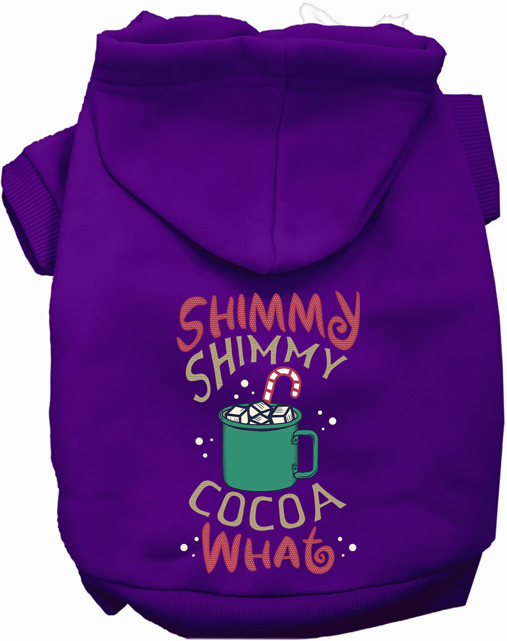 Dog Hoodie Shimmy Shimmy Cocoa What for Festive Holiday Pet
