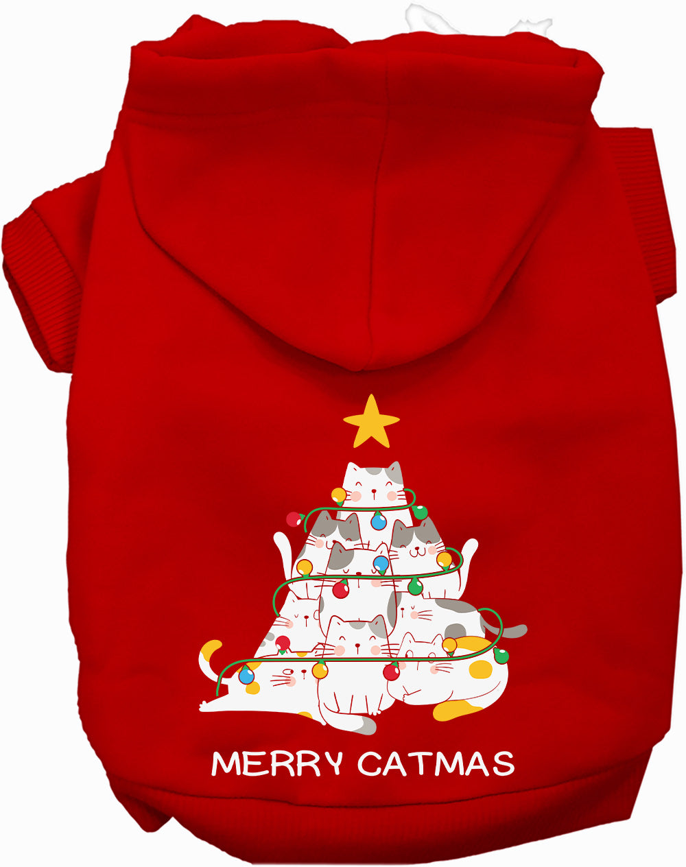 Dog Hoodie Merry Catmas for Everyday Pet Style and Comfort
