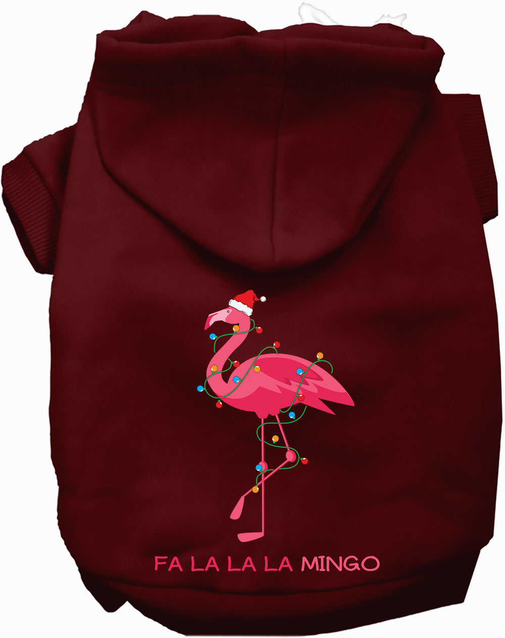 Dog Hoodie Falalala mingo for Festive Holiday Pet Comfort