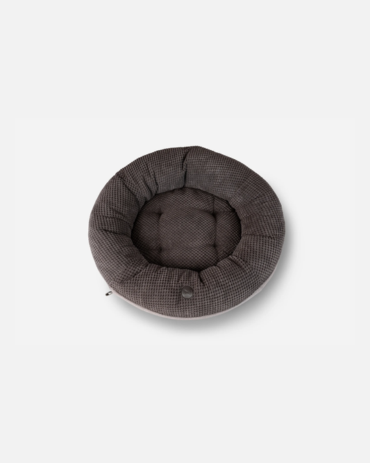 Royal Orthopedic Memory Foam Donut Bed for Large Dogs Brown