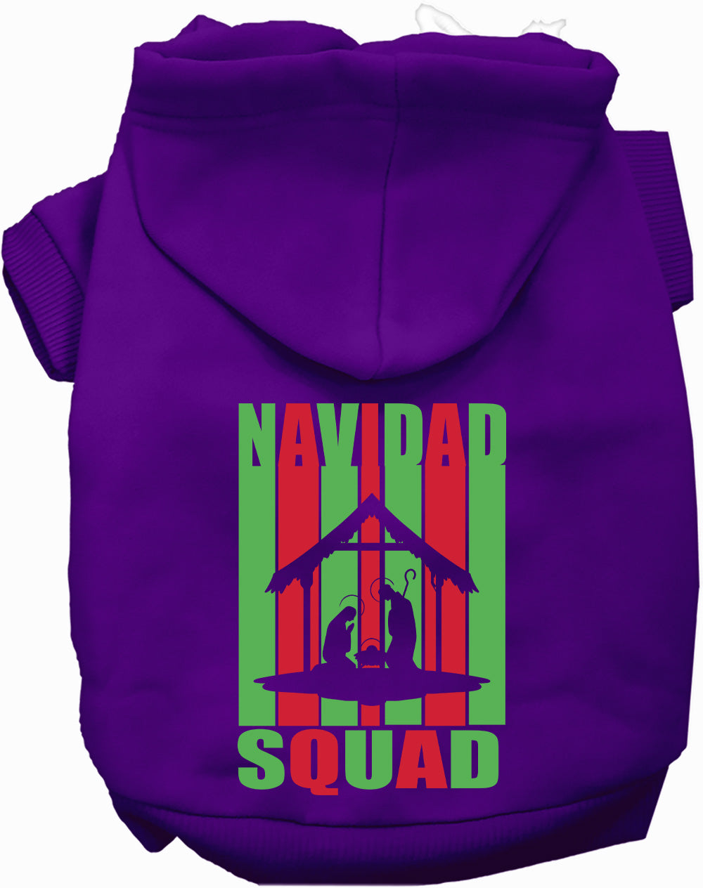 Dog Hoodie Navidad Squad Christmas for Festive Cheer Wear