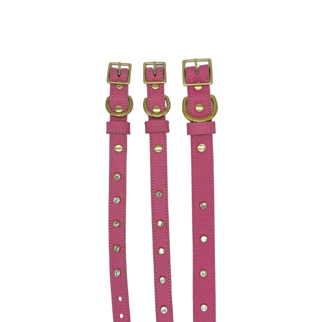 Dog Collar Plain Leather Collar for Daily Use for Comfort - gallery product image for dog collar
