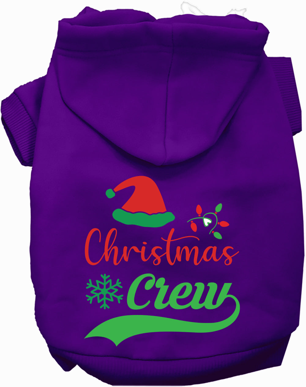 Dog Hoodie Traditional Christmas Crew for Festive Holiday