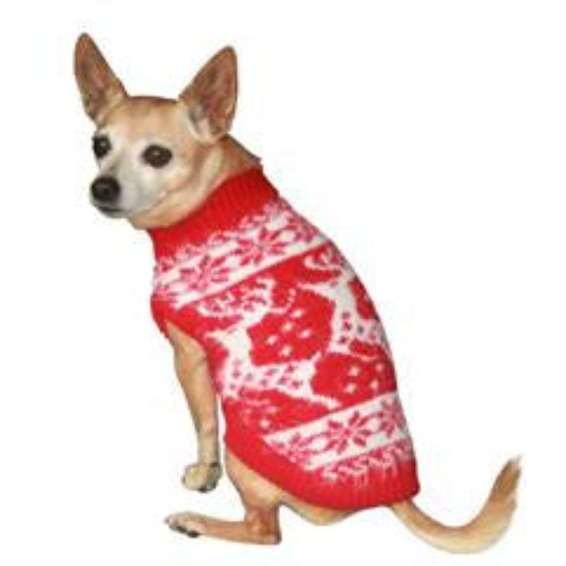 Feathersoft Reindeer Pet Sweater - Available only in Size M