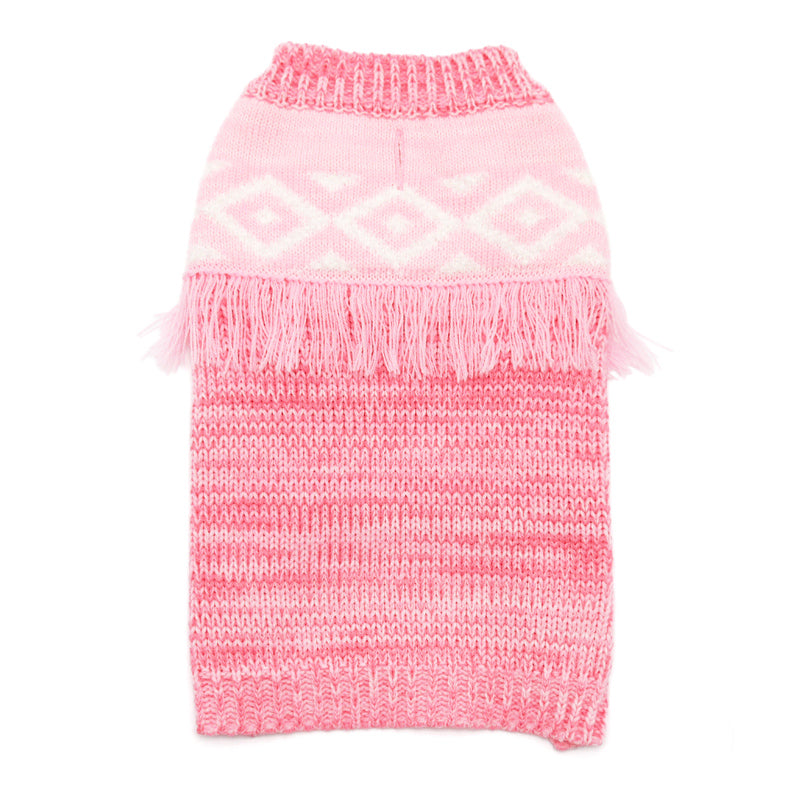 Boho Fringe Pet Sweater