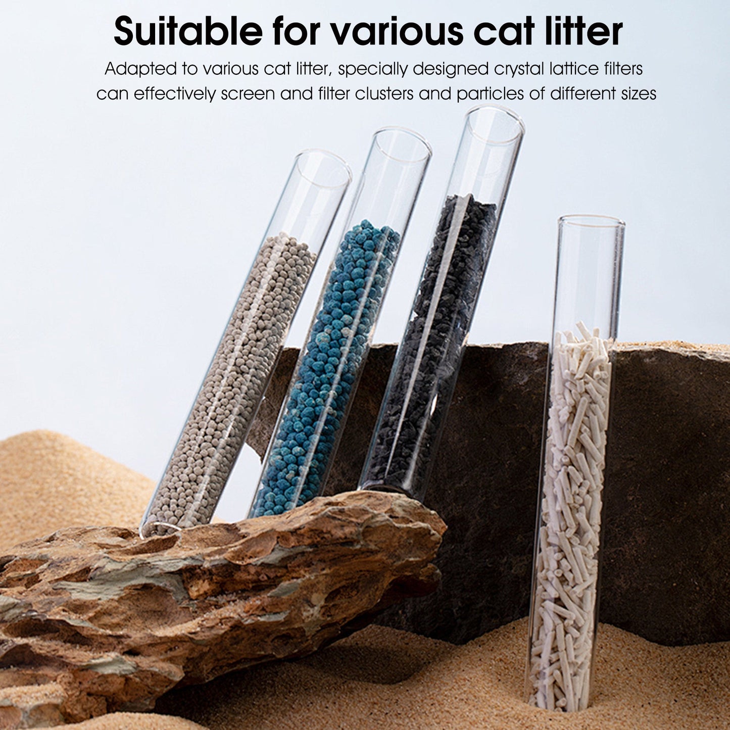 Automatic Smart Cat Litter Box, Large Capacity Self-Cleaning Litter Box with Infrared/Gravity/Ambient Light Function(Model B) at Purrfect Pet Kingdom