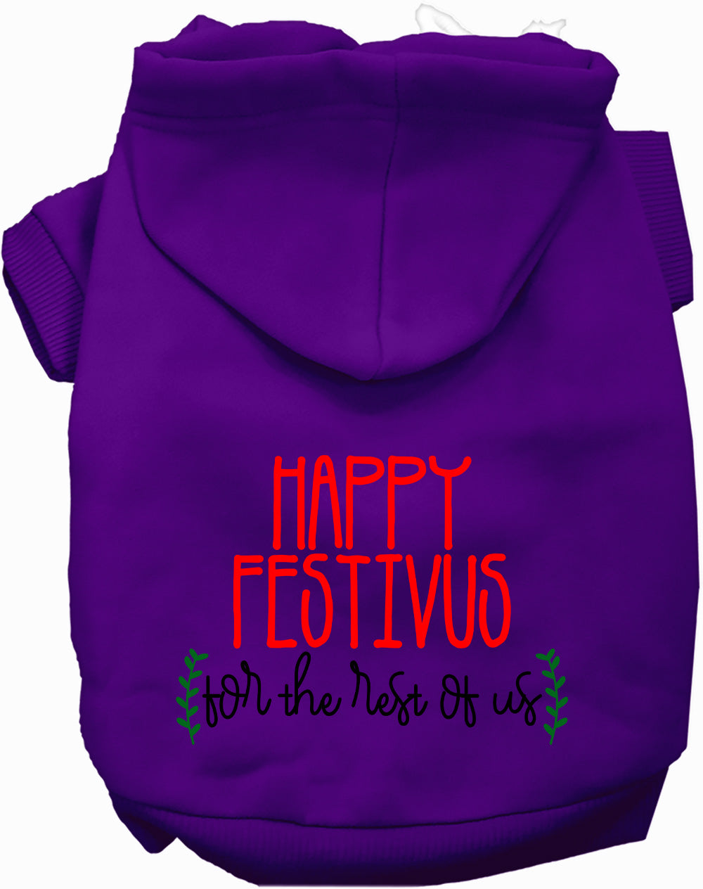 Dog Hoodie Happy Festivus for Everyday Pet Style and Comfort