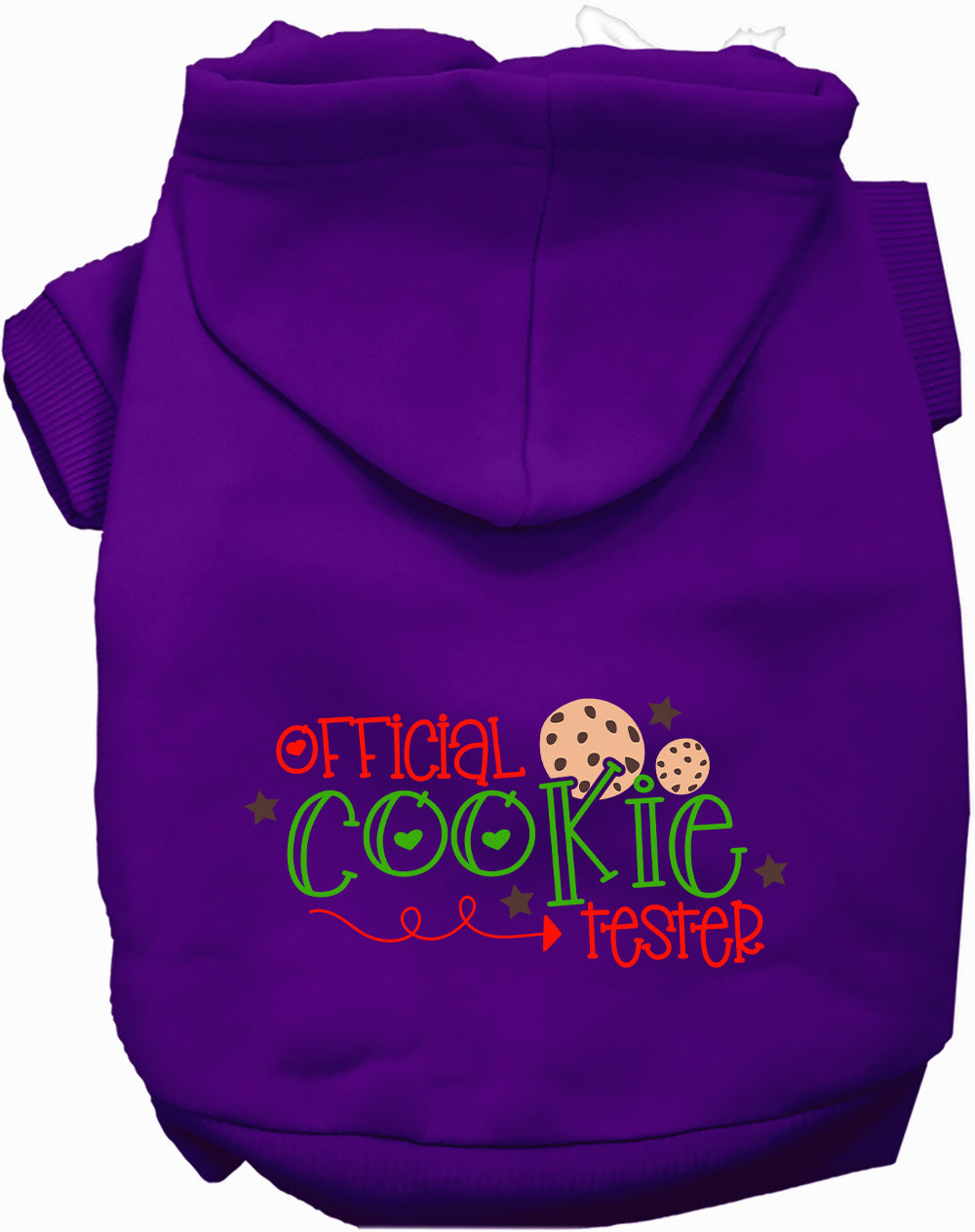 Dog Hoodie Official Cookie Tester for Festive Holiday Pet