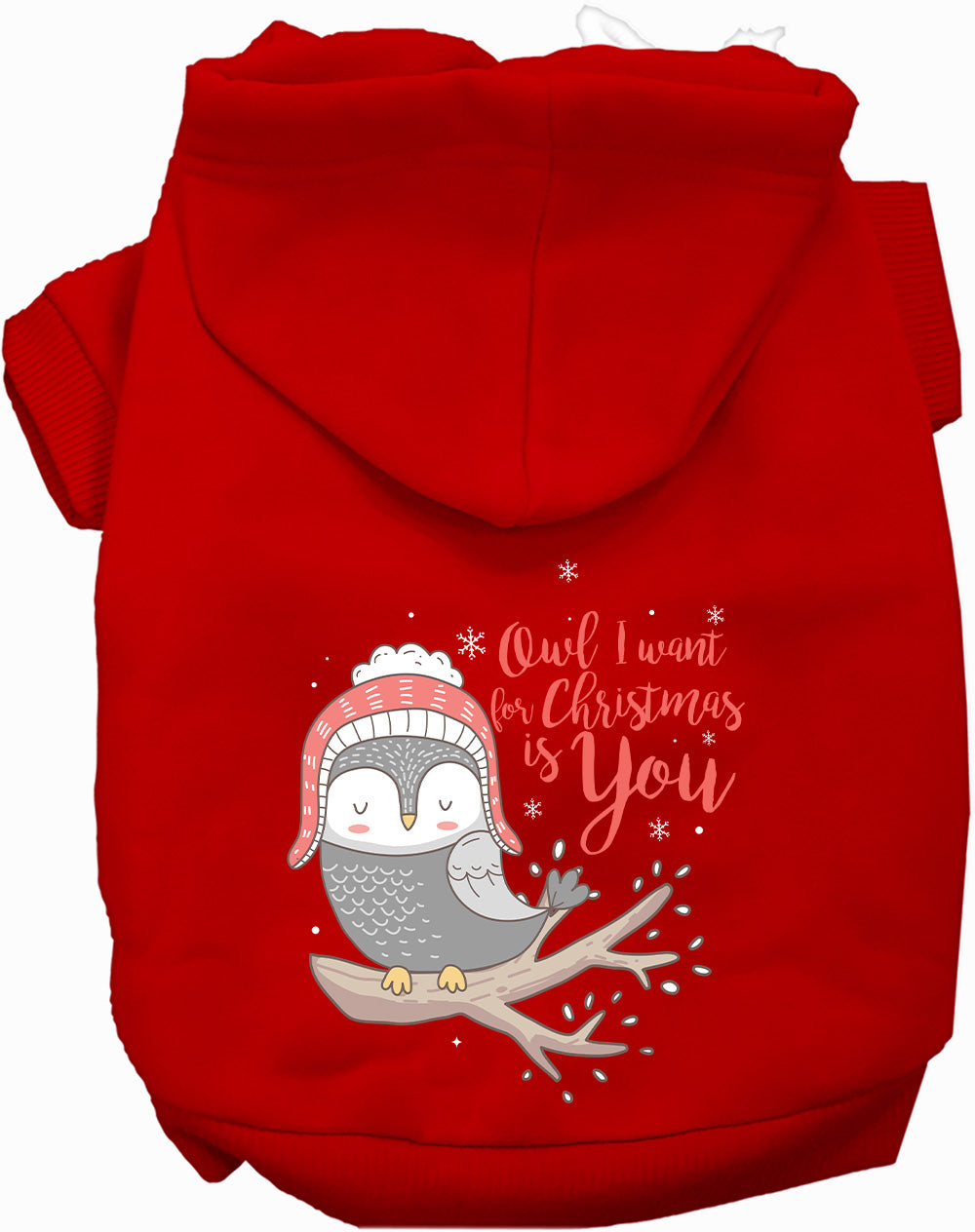 Dog Hoodie Owl Want For for Festive Holiday Pet Comfort