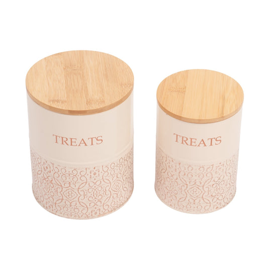 Country Living Treat Canisters 2pk