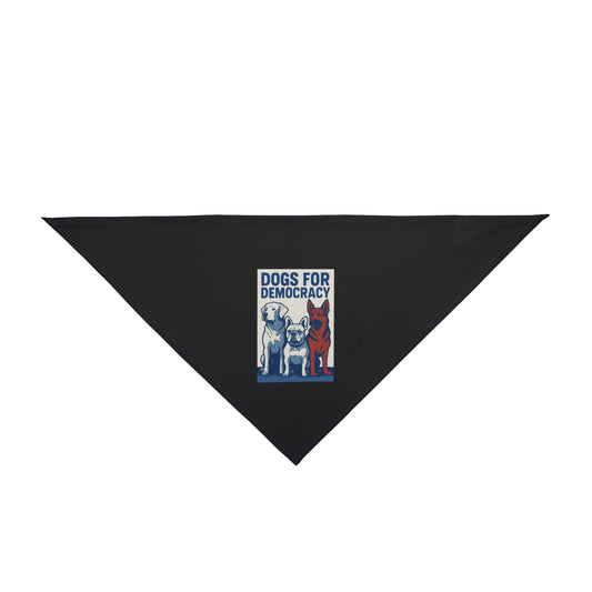 Exclusive Dogs for Democracy Design Tie Bandana