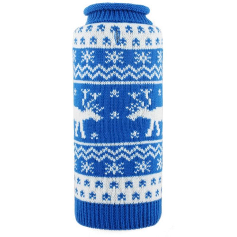 Reindeer Roll Neck Dog Sweater - Only Available in M and XL sizes