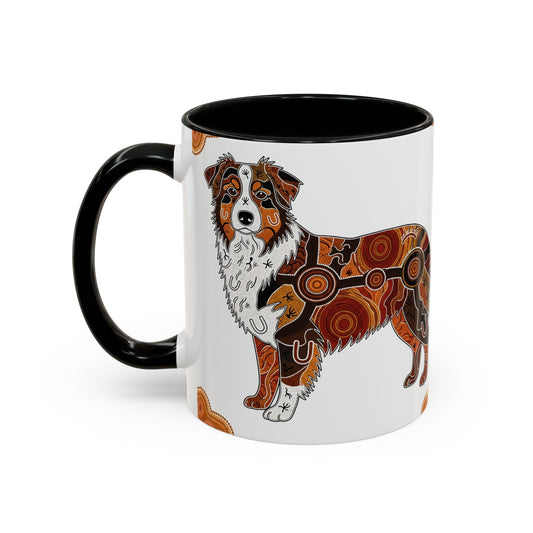 Australian Shepherd Accent Coffee Mug - Perfect Gift for Dog Lovers