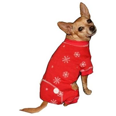 Red Snowflake Pet PJ's