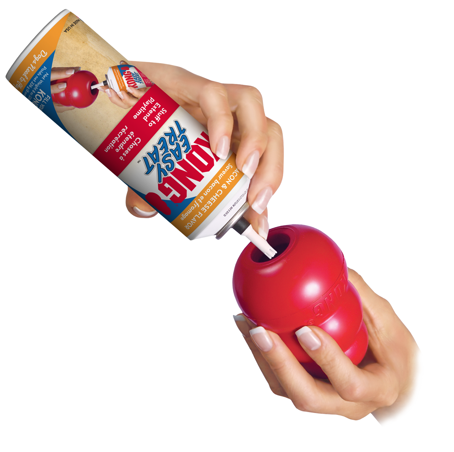 Kong Easy Treat Bacon & Cheese (13oz) - Dog Treats - The Family Pet