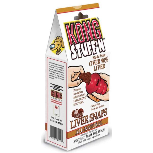 Kong Stuff'N Liver Snacks Large (14.3oz) - Dog Treats - The Family Pet