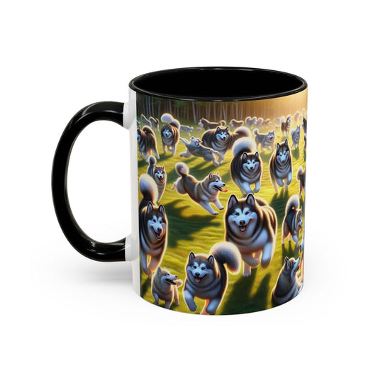 Alaskan Malamute Accent Coffee Mug - Perfect Gift for Dog Lovers
