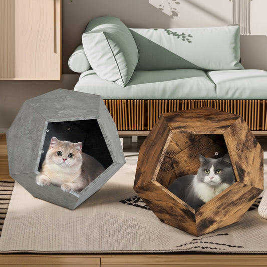25.98'' Shaped Modern Pet Furniture Cat Kennel Side Table