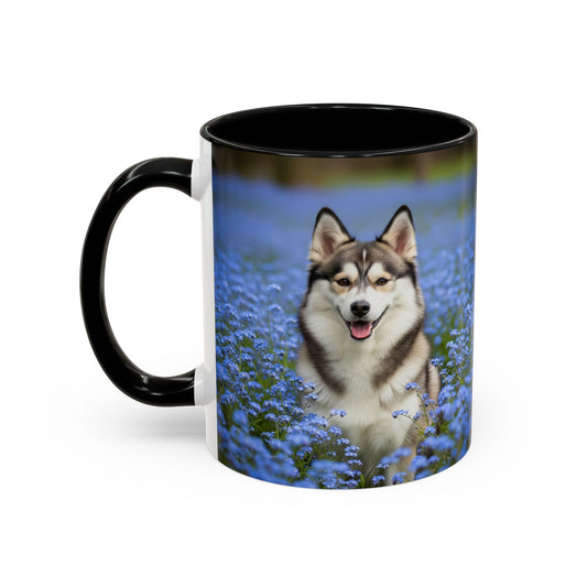Alaskan Klee Kai Accent Coffee Mug - Perfect Gift for Dog Lovers