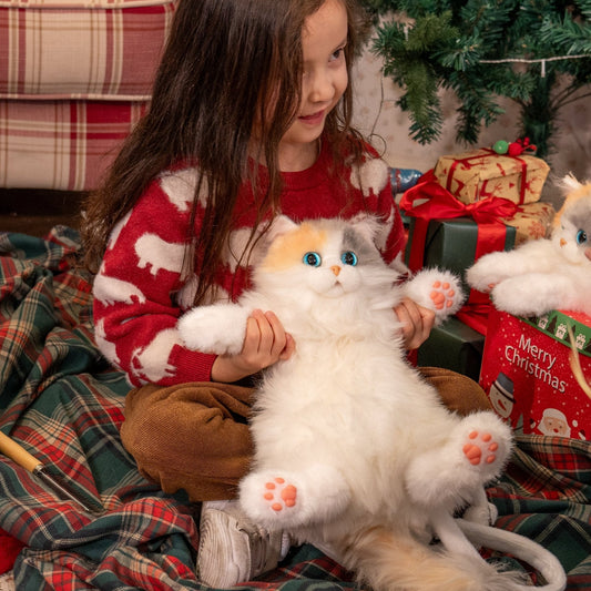 Mini Calico Cat Backpack ? Plush Kitty Bag for Teens