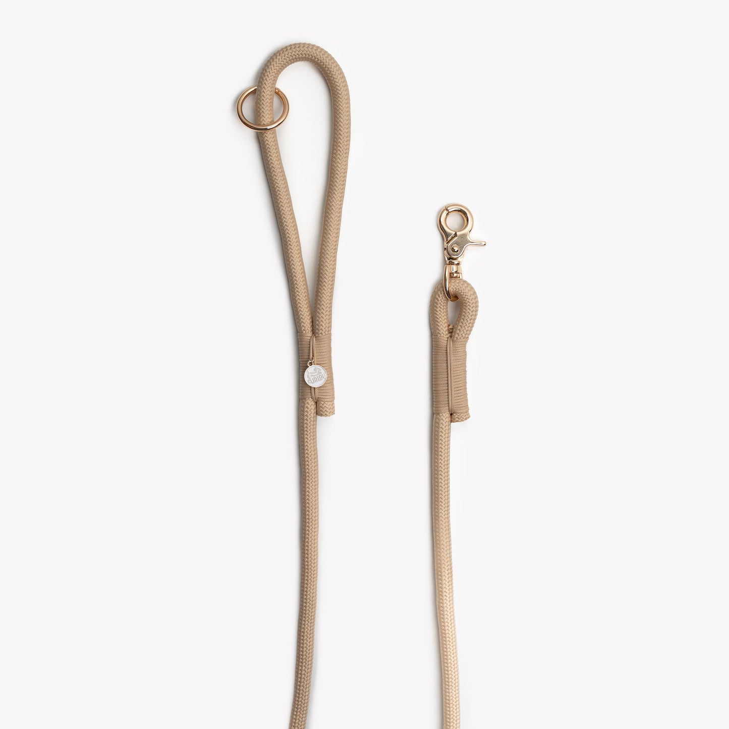 'Tan' - Braided Rope Leash Dog Leash | Purrfect Pet Kingdom