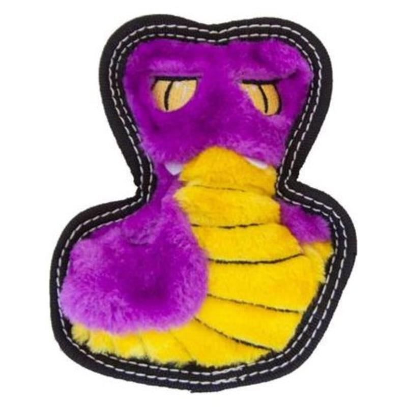 Tough Seamz Cobra Purple Dog Toy
