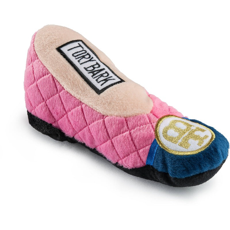 Tory Bark Shoe Plush Squeak Dog Toy