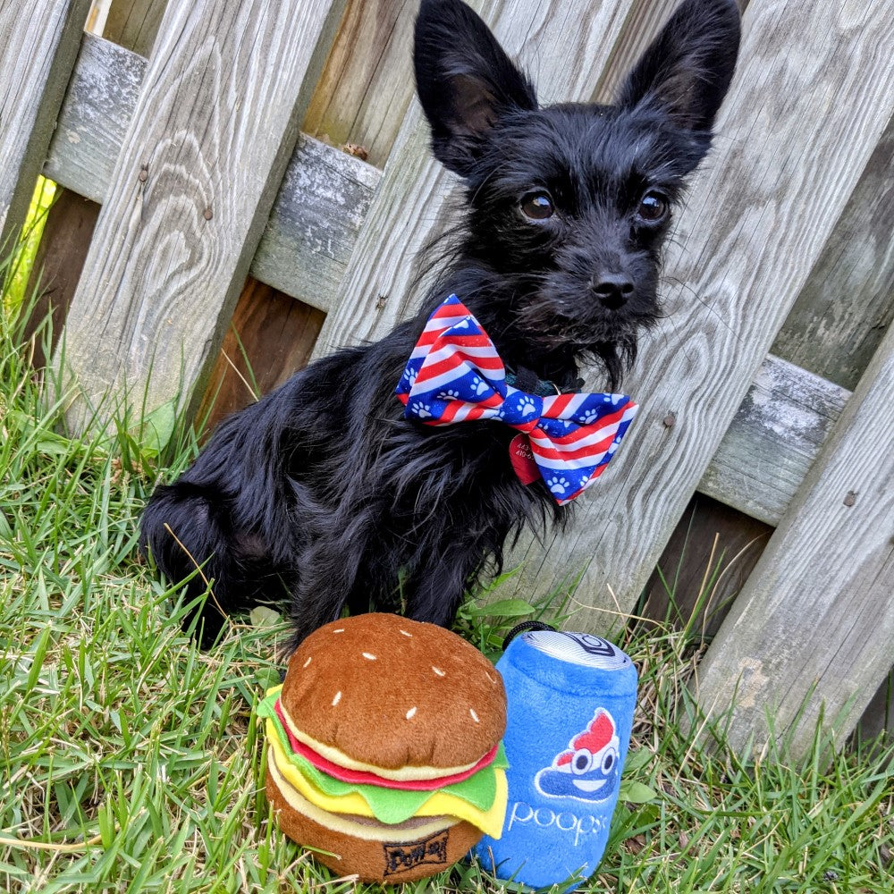 Paws & Stripes Bow Tie - 3 Sizes