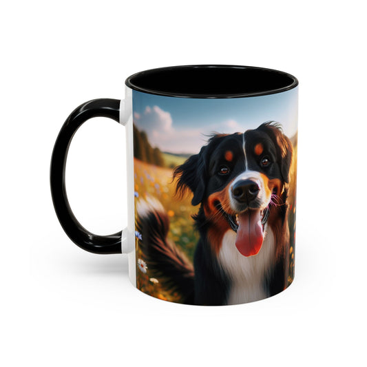 Bernese Mountain Dog Accent Coffee Mug - Perfect Gift for Dog Lovers