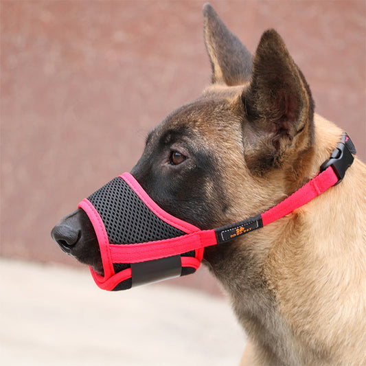 Adjustable Mask For Pets Without Biting Dog Training Premium