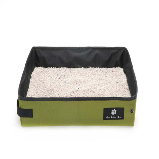 Portable Pet Travel Litter Box: The Ultimate On - The - Go Solution For Your Furry Friend - Cat Litter Boxes - WooF WooF MeoW MeoW